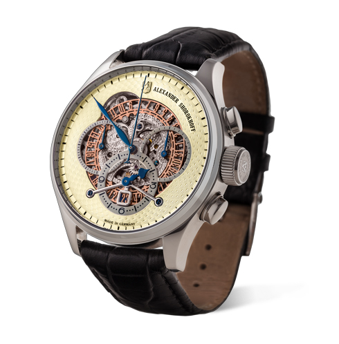 kunstvolle chronograph deutsche luxus uhr
